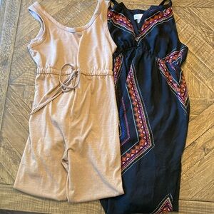 Maternity Bundle! Jumpsuit and Maxi Dress both Size Small